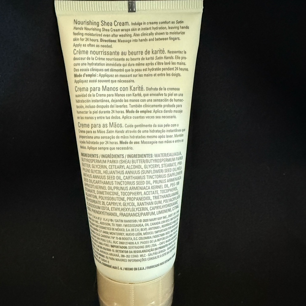 Mary Kay Satin Hands Nourishing Shea Cream White Tea & Citrus - Picture 2 of 2